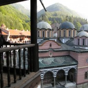 Traumhaft: das Rila-Kloster, wo wir eine Nacht verbringen