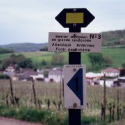 Beginn der Wanderung bei Schengen