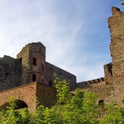 Die Ruine Madenburg bei Eschbach (Pfalz)