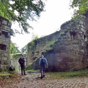 Am Wegesrand: die Ruine Gräfenstein