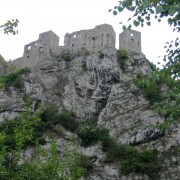 Burg Strečno: Blickfang und Touristenziel.