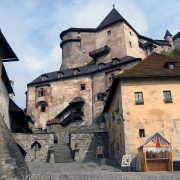Oravský hrad (Arwaburg) - Schauplatz vieler Filme, wie Nosferatu.