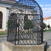 Mittelalterlicher Schandkäfig in Levoča (Leutschau)