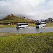 Linienbus nach Landmannalaugar