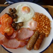 Full English Breakfast im „Prince Llewelyn"